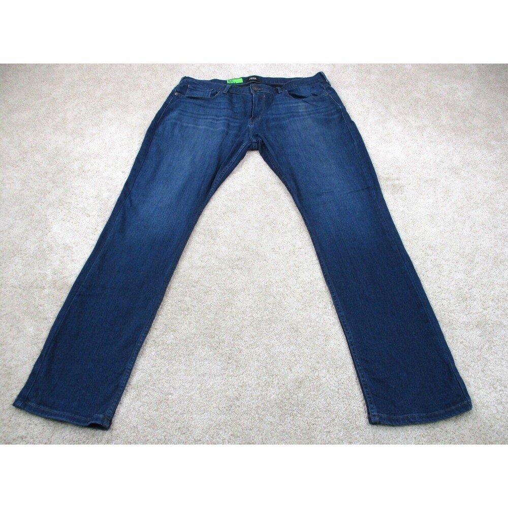 Paige Jeans Mens 38 Federal Blue Straight Leg Denim Stretch Casual 38x33